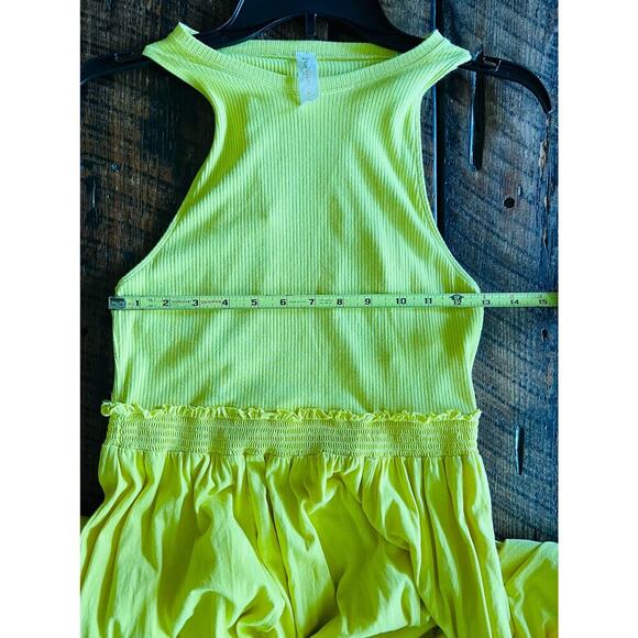 Anthropologie Daily Practice Jump High Yellow Maxi Cutout Sundress Size … - Picture 9 of 11